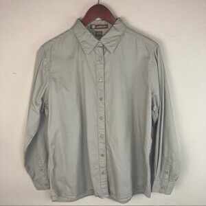 Harrington Beige Men’s Size Large Long Sleeve Buttom Down Shirt